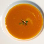 Savor the Flavors: Tomato & Zucchini Soup with Thyme Twist