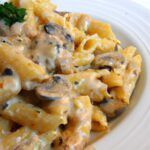 Deliciously Creamy Chicken & Mushroom Pasta Bake Recipe