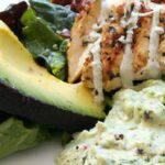 Savor the Perfect Pair: Grilled Chicken Meets Avocado Salad
