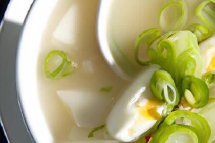 Egg Drop Soup with Green Onions: A Simple Healing Delight