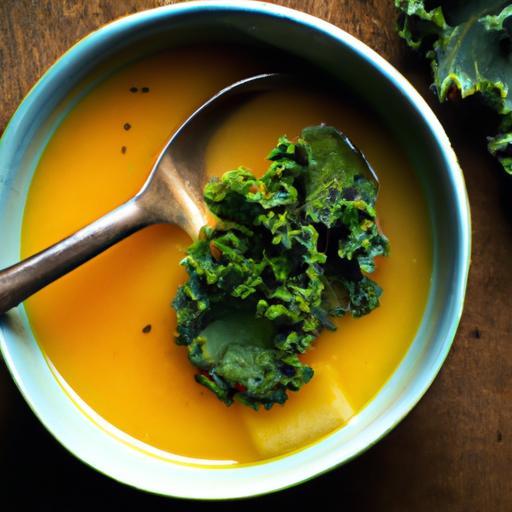 Nourish Your Soul: Sweet Potato & Kale Soup with Ginger