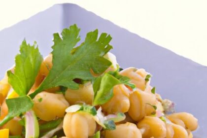 Zesty Chickpea Salad: Fresh Lemon & Parsley Delight