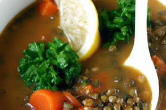 Hearty Lentil Soup: Carrots and Celery Flavor Fusion