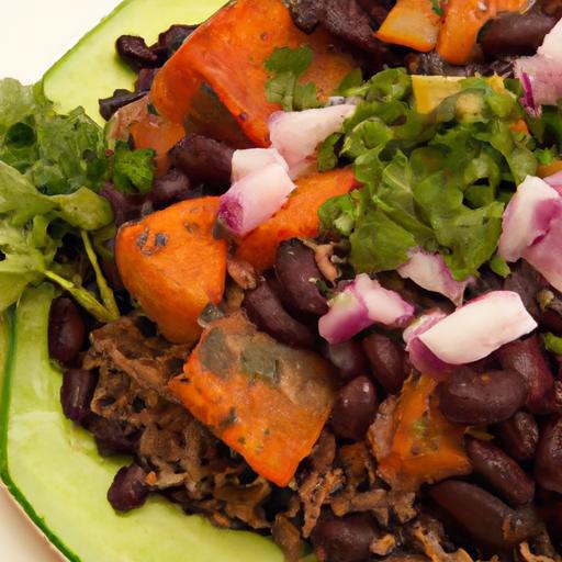 Flavor-Packed Sweet Potato & Black Bean Rice Bowl with Salsa