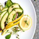 Refreshing Cucumber & Avocado Salad with zesty Lemon Twist