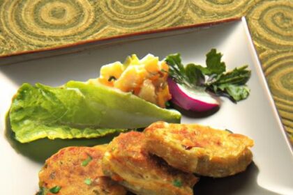 Golden Crunch: The Art of Crispy Potato and Leek Pancakes