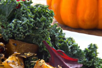 Harvest Harmony: Roasted Sweet Potato & Kale Salad Delight