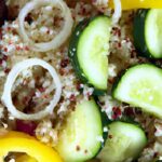 Mediterranean Quinoa Bowl: A Fresh Twist with Cucumbers & Olives