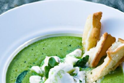 Revitalize Your Palate: Fresh Green Pea Soup with Mint Magic
