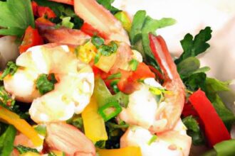 Zesty Lemony Shrimp & Bean Stew: A Fresh Flavor Fusion