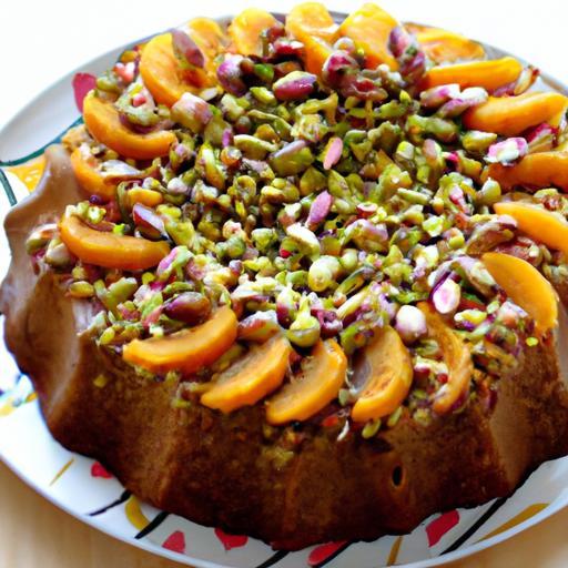 Delightful Apricot and Pistachio Cake: A Nutty Fruity Treat