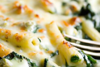 Creamy Spinach & Artichoke Pasta Bake: A Savory Delight