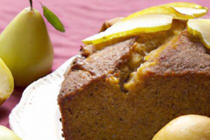 Pear & Ginger Cake: A Deliciously Spiced Autumn Treat