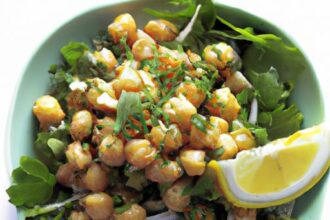 Zesty Chickpea Salad: Lemon & Parsley Freshness Unleashed