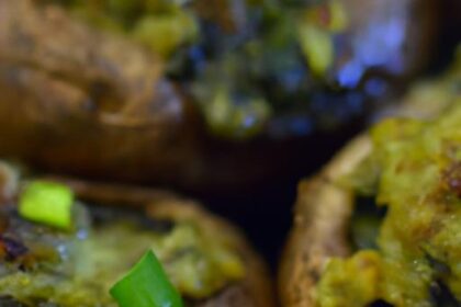 Hearty Vegan Stuffed Portobello Mushrooms: Flavorful & Nutritious