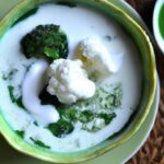 Creamy Cauliflower & Spinach Soup with Coconut Milk Delight