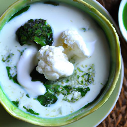 Creamy Cauliflower & Spinach Soup with Coconut Milk Delight