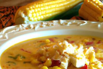 Golden Spice: The Ultimate Sweetcorn & Red Pepper Soup