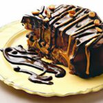 Decadent Chocolate & Peanut Butter Drizzle Cake Delight