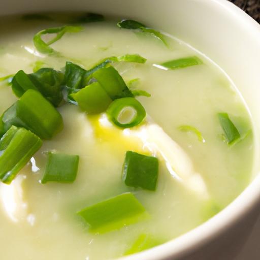 egg ‌Drop Soup with Green ‌Onions: A Simple Healing Delight