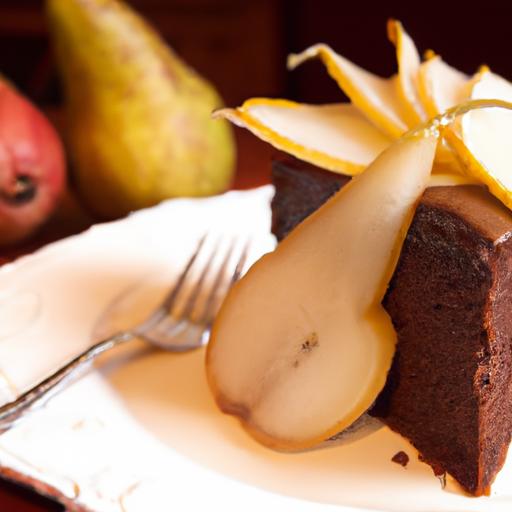 Decadent chocolate Hazelnut Pear Cake: A Flavor Fusion