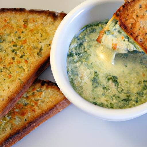 Creamy Spinach & Artichoke Dip⁤ Served with Crispy toast