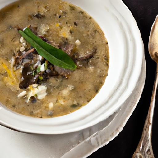 Earthy ⁣Delights: Wild‌ Rice and Mushroom soup Recipe reveal