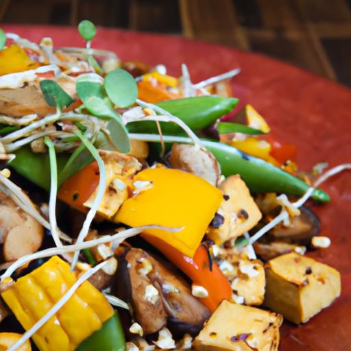 Vibrant Tofu & Veggie Stir-Fry Bowl: A Flavorful Boost