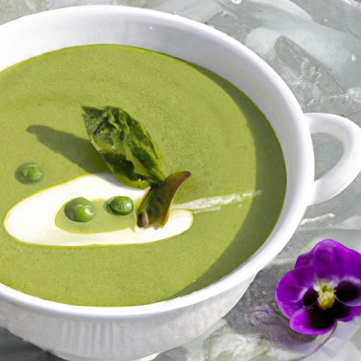 Revitalize Your Palate: Fresh Green Pea Soup with ⁤Mint Magic