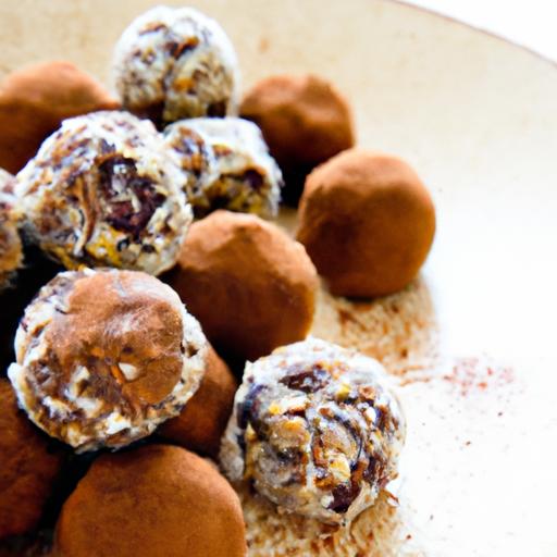 power-packed Raw Energy balls with Almonds and Cocoa Boost