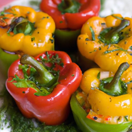 Bite-Sized ⁢Bliss: Savory ‌Stuffed Mini ⁤Bell Peppers Recipe