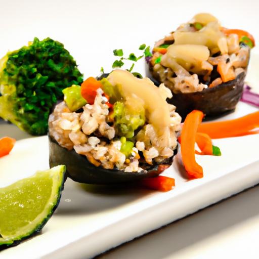 Light ⁤& Luscious: Low-cal cauliflower ​Rice ‍Sushi Unveiled