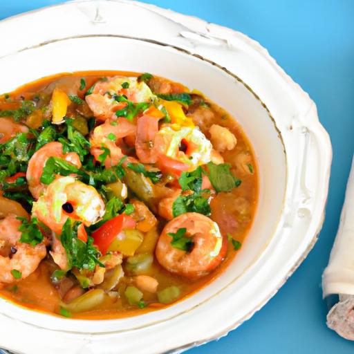 Zesty Lemony Shrimp & Bean Stew: A Fresh Flavor Fusion