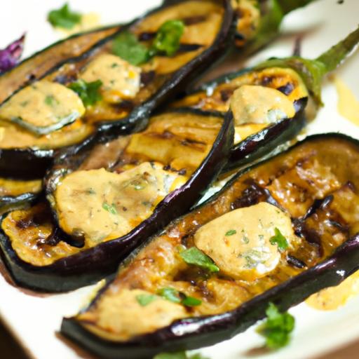 Roasted Eggplant ‌with Tahini & garlic: ‍A Flavorful Delight