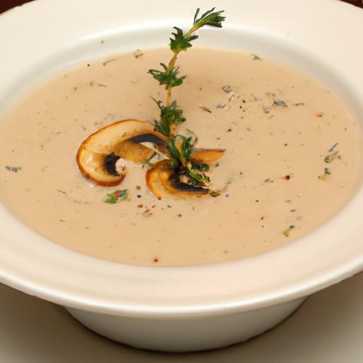 Velvety Creamy Mushroom Soup with thyme: ⁤A⁢ Savory Delight
