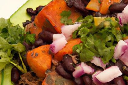Flavor-Packed Sweet Potato & Black Bean Rice Bowl with Salsa