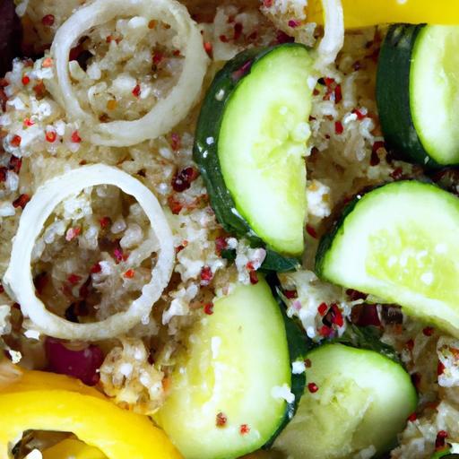 Mediterranean Quinoa Bowl: A Fresh Twist with Cucumbers & Olives