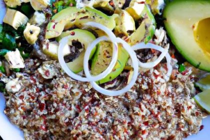 Zesty Quinoa & Avocado Salad with Refreshing Lime Dressing