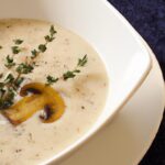 Velvety Creamy Mushroom Soup with Thyme: A Savory Delight