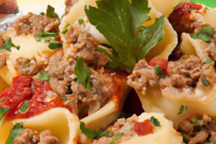 Hearty Stuffed Shells with Meat: A Comfort Food Classic