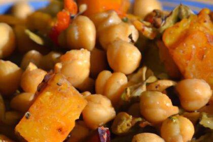 Harvest Flavor: Roasted Pumpkin & Chickpea Salad Recipe