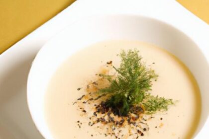 Velvety Cream of Parsnip Soup with a Black Pepper Kick