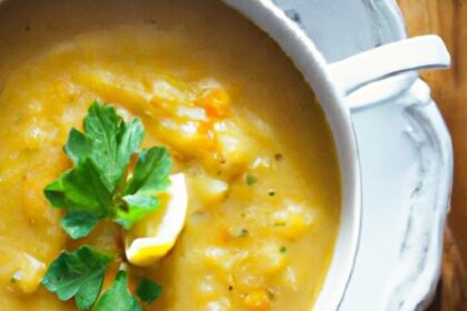 Brighten Your Bowl: The Zesty Charm of Lemon Lentil Soup