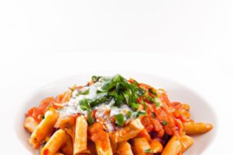 Penne Perfection: Crafting Vibrant Roasted Red Pepper Sauce