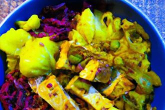 Nourish Your Body: Vibrant Vegan Buddha Bowl with Tempeh & Greens