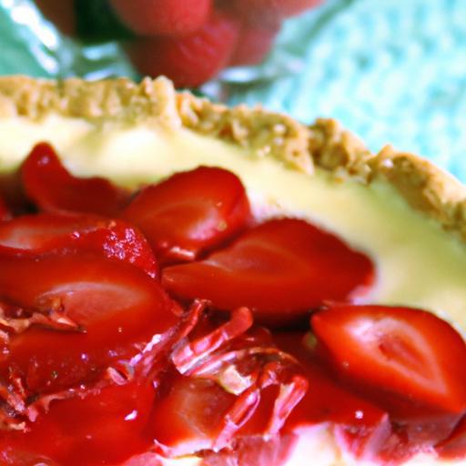 Sweet Escape: No-Bake Strawberry Coconut Pie Delight