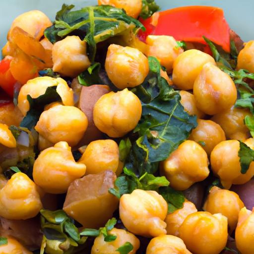 Hearty Vegetable Stew with Chickpeas and Kale: A Nutritious Delight