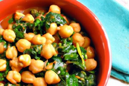 Hearty Spinach & Chickpea Stew: A Paprika-Packed Delight