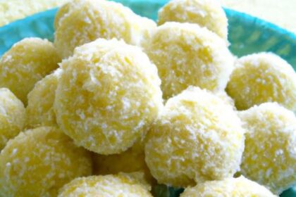 Zesty Vegan Lemon Coconut Balls: A Refreshing Plant-Based Treat