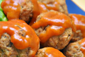 Tangy Glazed Mini Chicken & Turkey Meatballs Delight